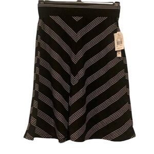 NWT Joe B Chevron Midi Skirt
